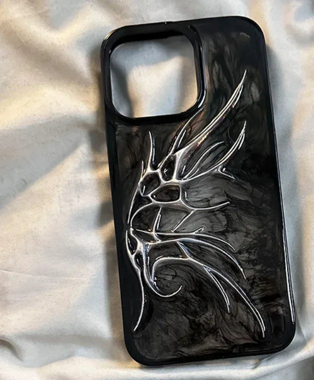 Blooming Three-dimensional Wings iPhone Case - Viexta