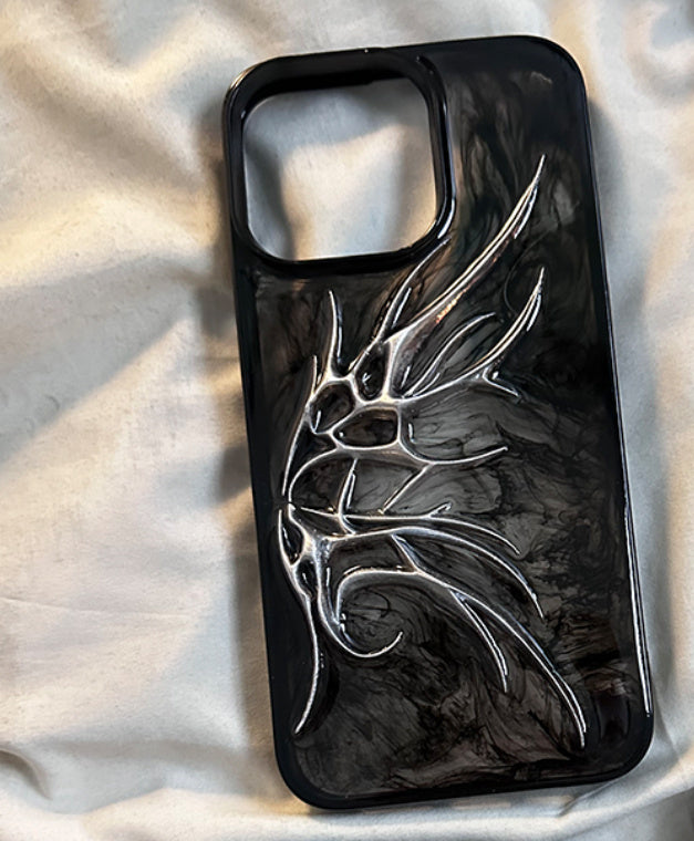 Blooming Three-dimensional Wings iPhone Case