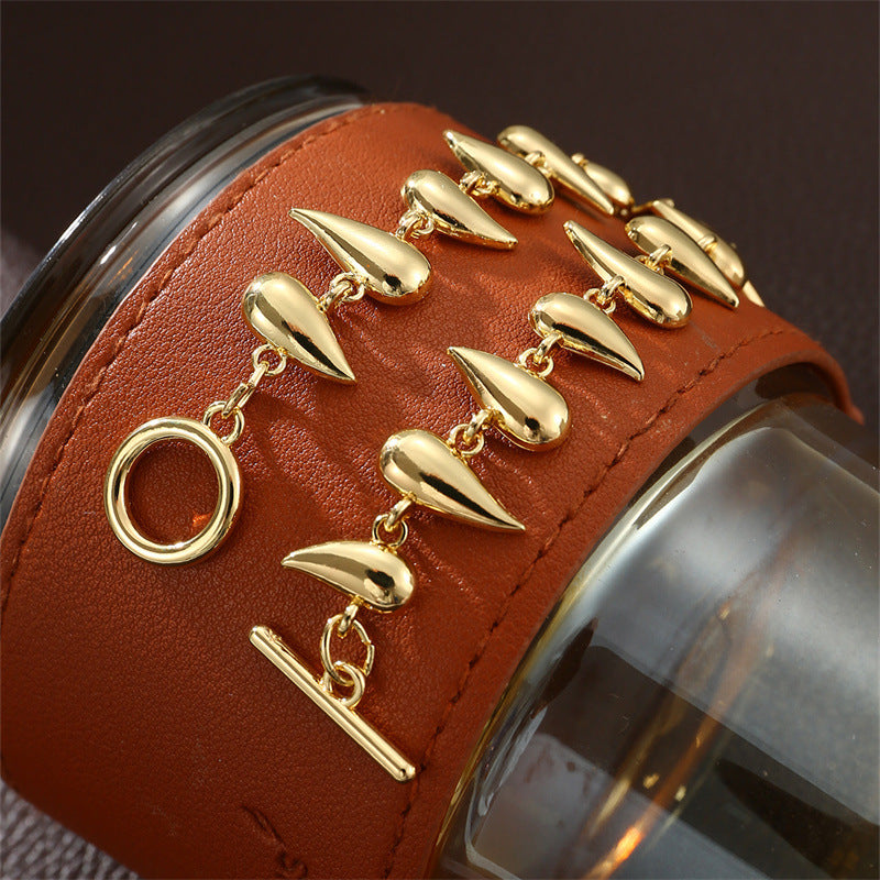 thorn-stitching-water-drop-pendant-bracelet