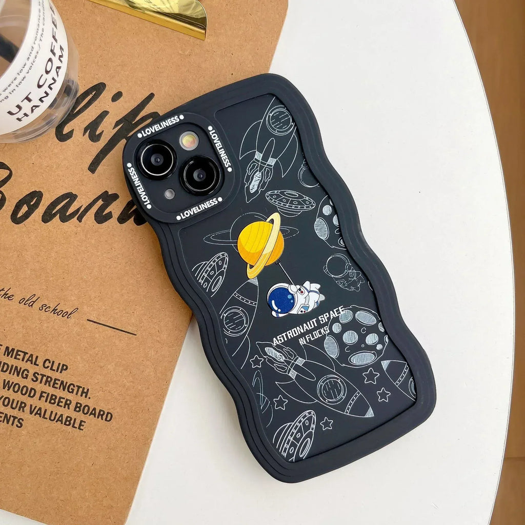 Wave Pattern Printing iPhone Case - Viexta