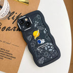 Wave Pattern Printing iPhone Case - Viexta