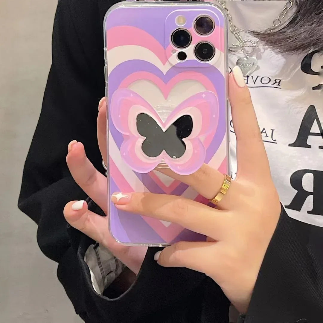 Color Butterfly Silicone Phone Case for IPhone - Viexta
