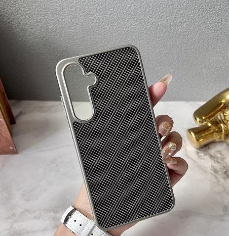 Carbon Fiber Texture Magnetic Suction Samsung case - Viexta