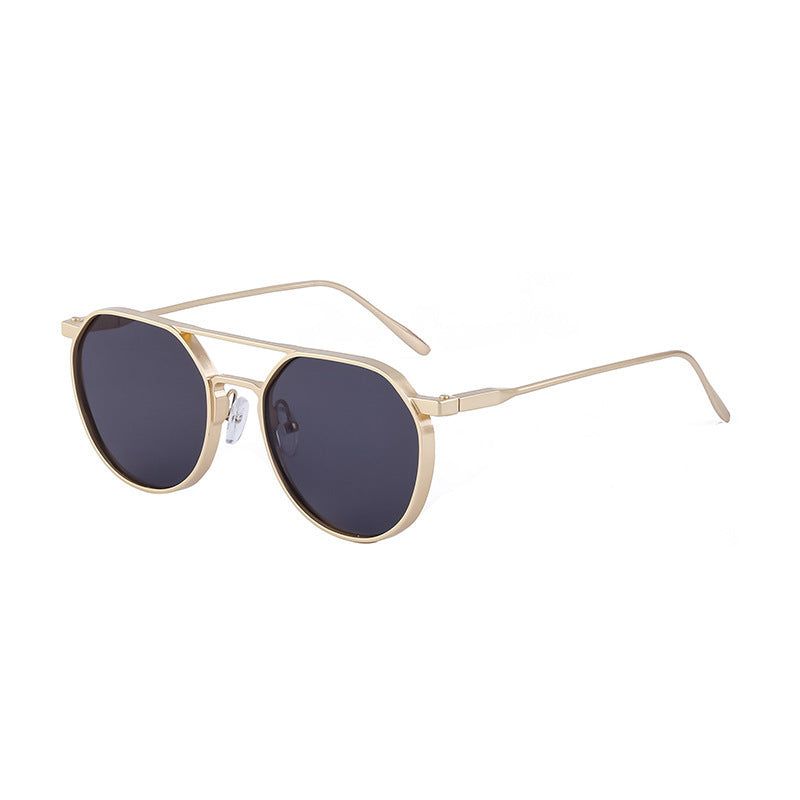 Metal Double Beam Vintage Sunglasses