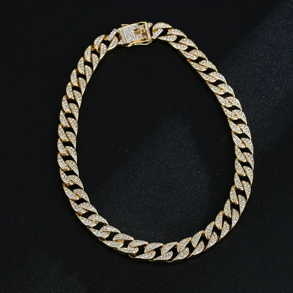 diamond-inlaid-necklace - Viexta