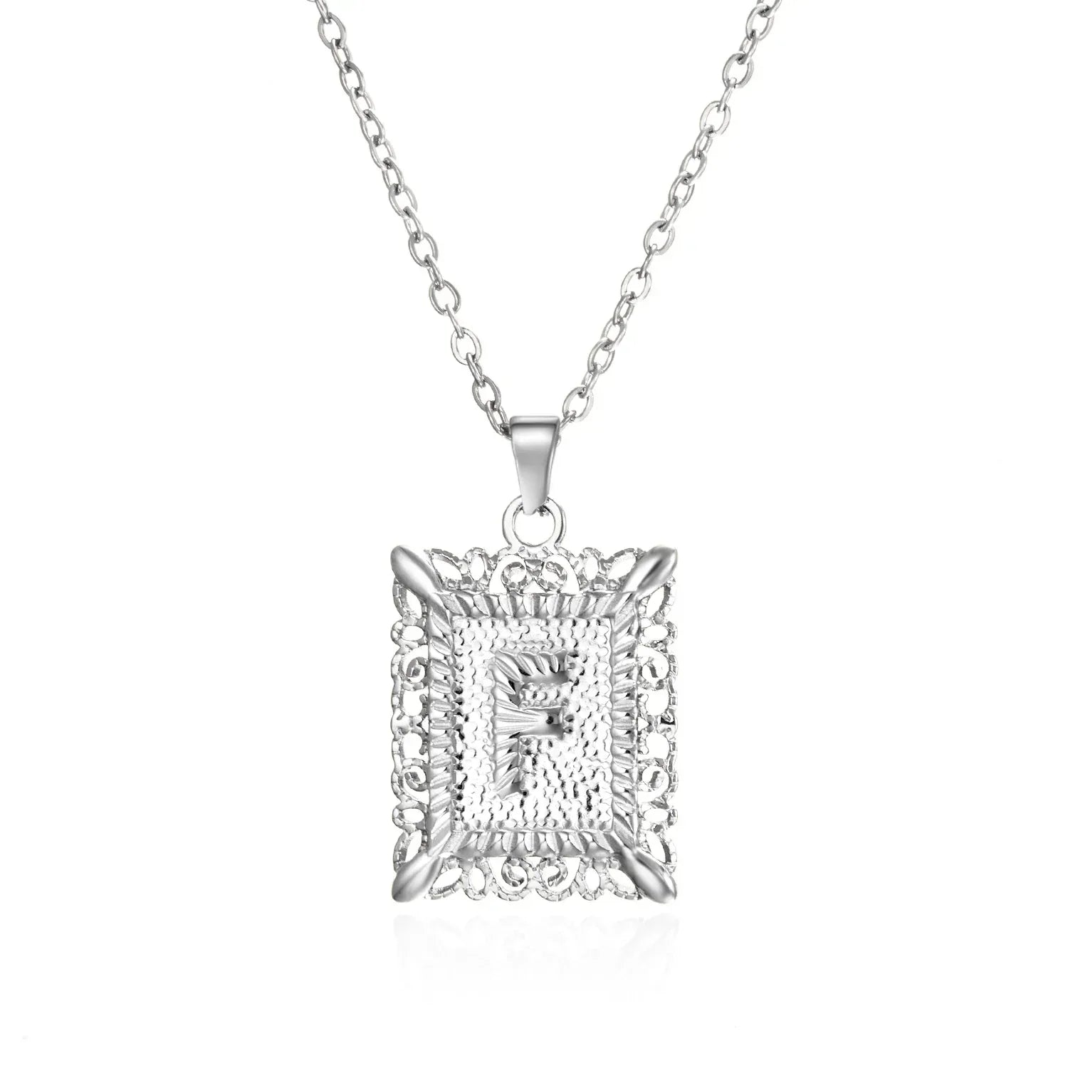 stainless-steel-initial-necklace - Viexta