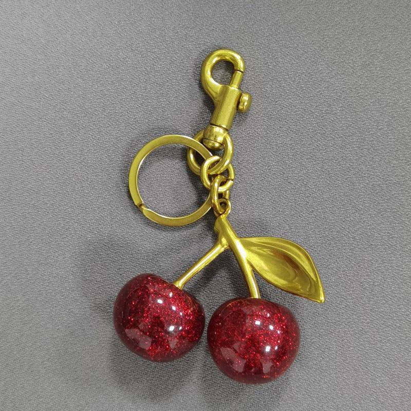 cherry-crystal-stylish-keychain - Viexta