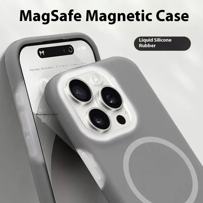Jelly Magnetic Liquid Silicone iPhone Case - Viexta