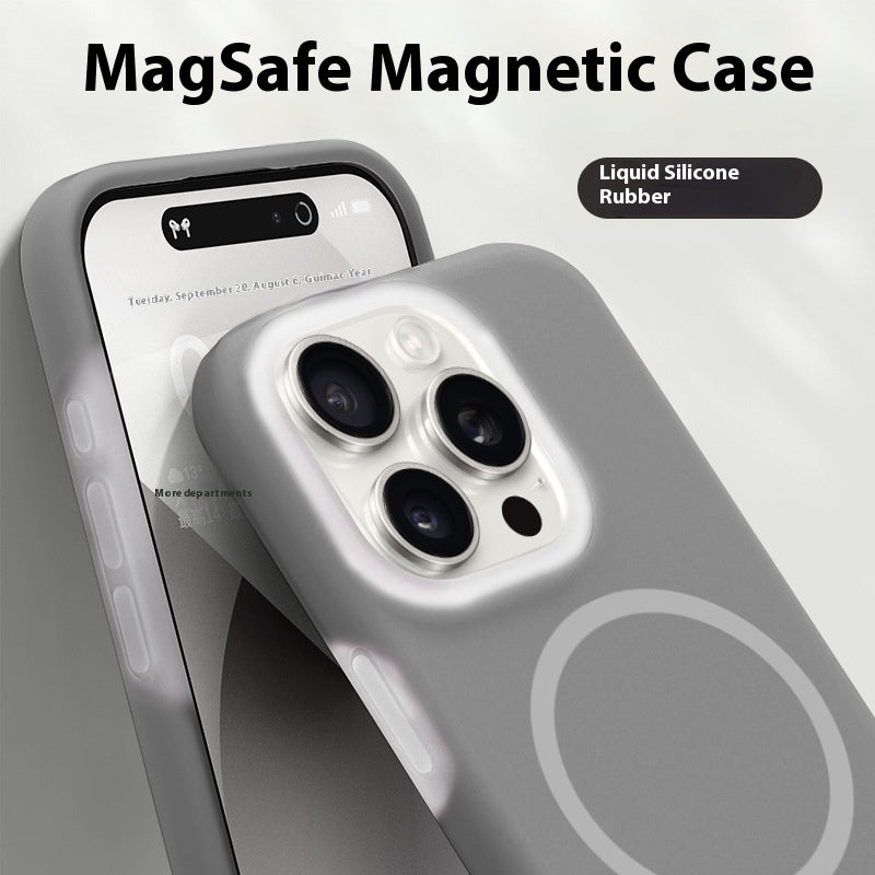 Jelly Magnetic Liquid Silicone iPhone Case
