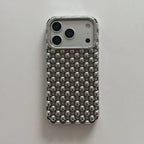 New Electroplated Hollow Bead iPhone Case - Viexta