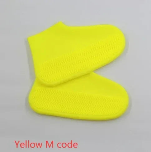 Men and women hiking slip wearable easy to carry silicone rain boots - Viexta