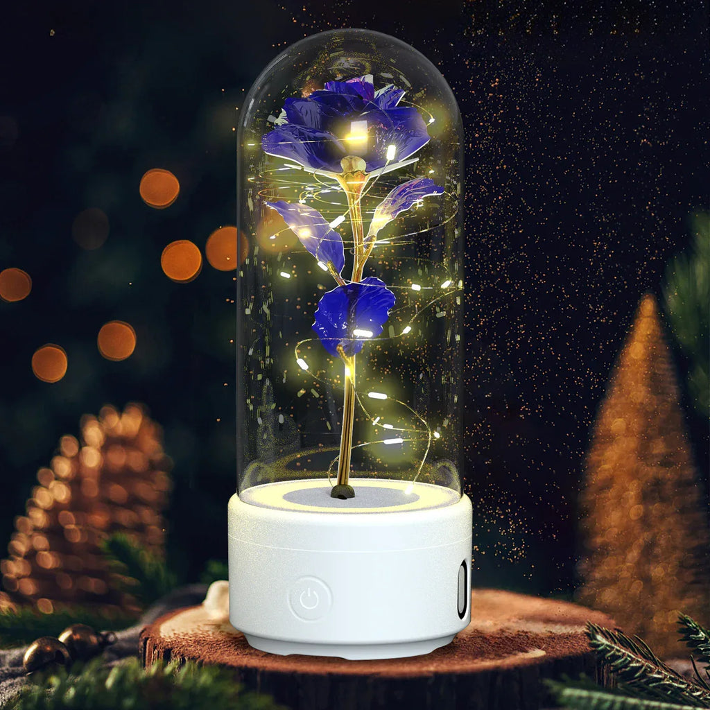 2 In 1 Rose LED Light with Bluetooth Speaker - Viexta
