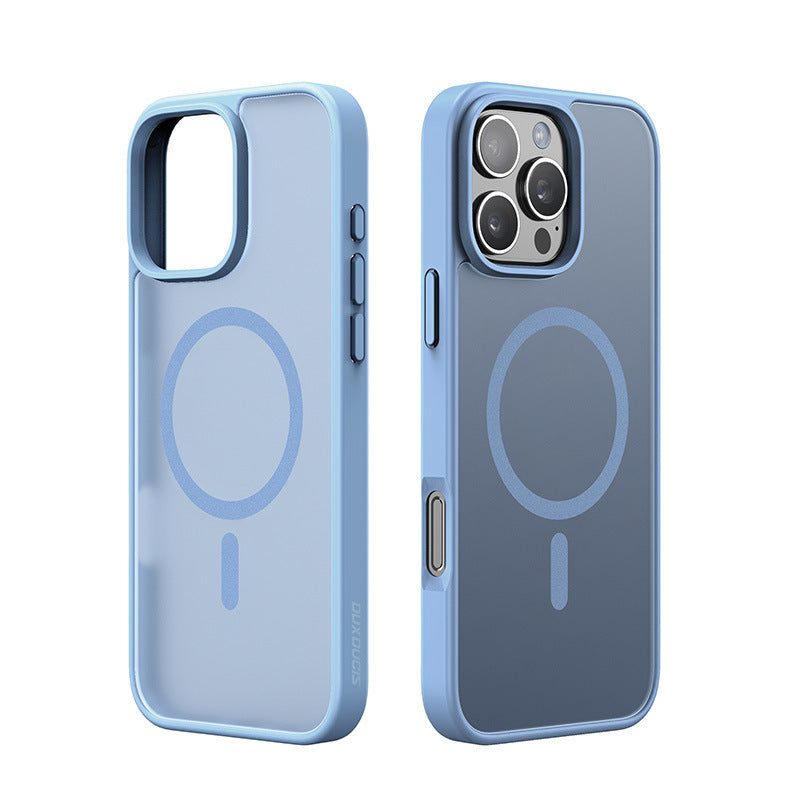 Magnetic Sense Full Cover Transparent iPhone Case