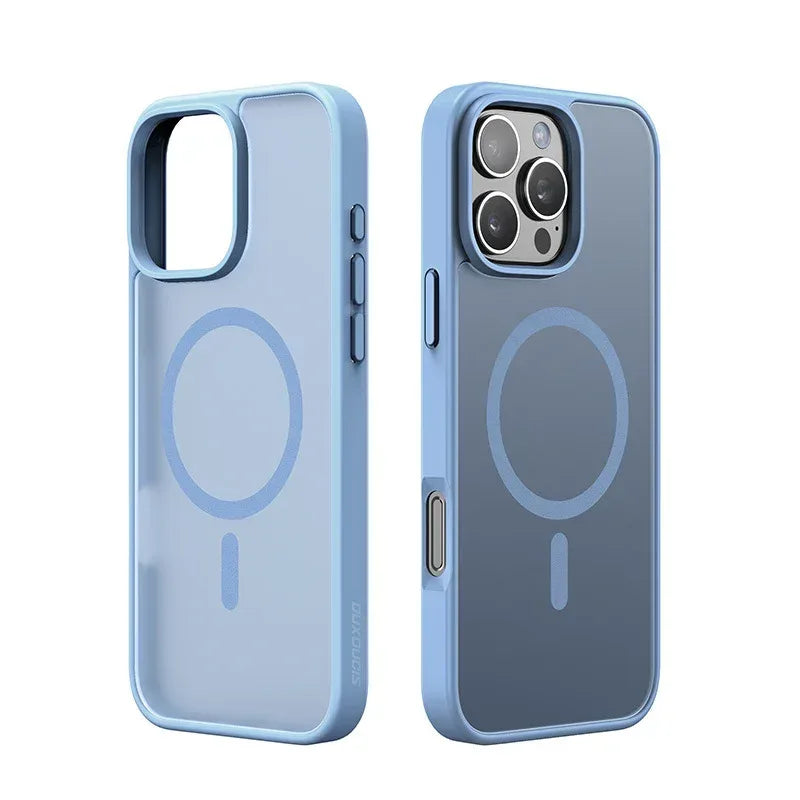 Magnetic Sense Full Cover Transparent iPhone Case - Viexta