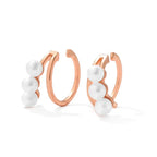 Hexagon Zircon-embedded Earrings - Viexta