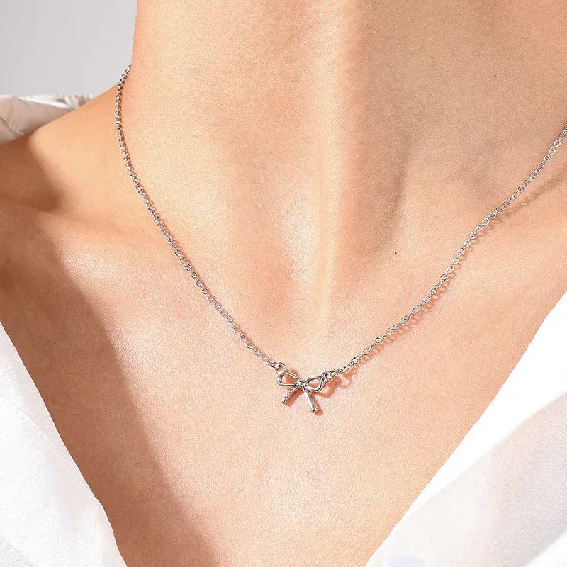 Luxury Bow Necklace - Viexta