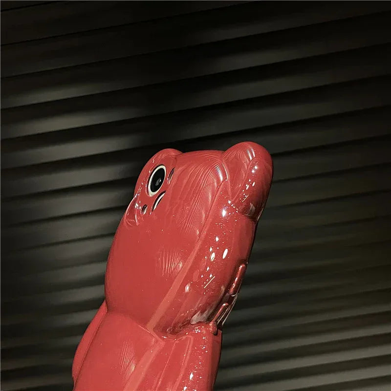 Solid Color Three-dimensional Bear Anti-fall Cute New iPhone Case - Viexta