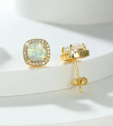 Korean-style Zircon Stud Earrings - Viexta