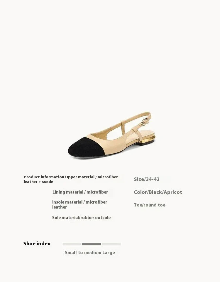 Women's One-strap Color Flat - Viexta