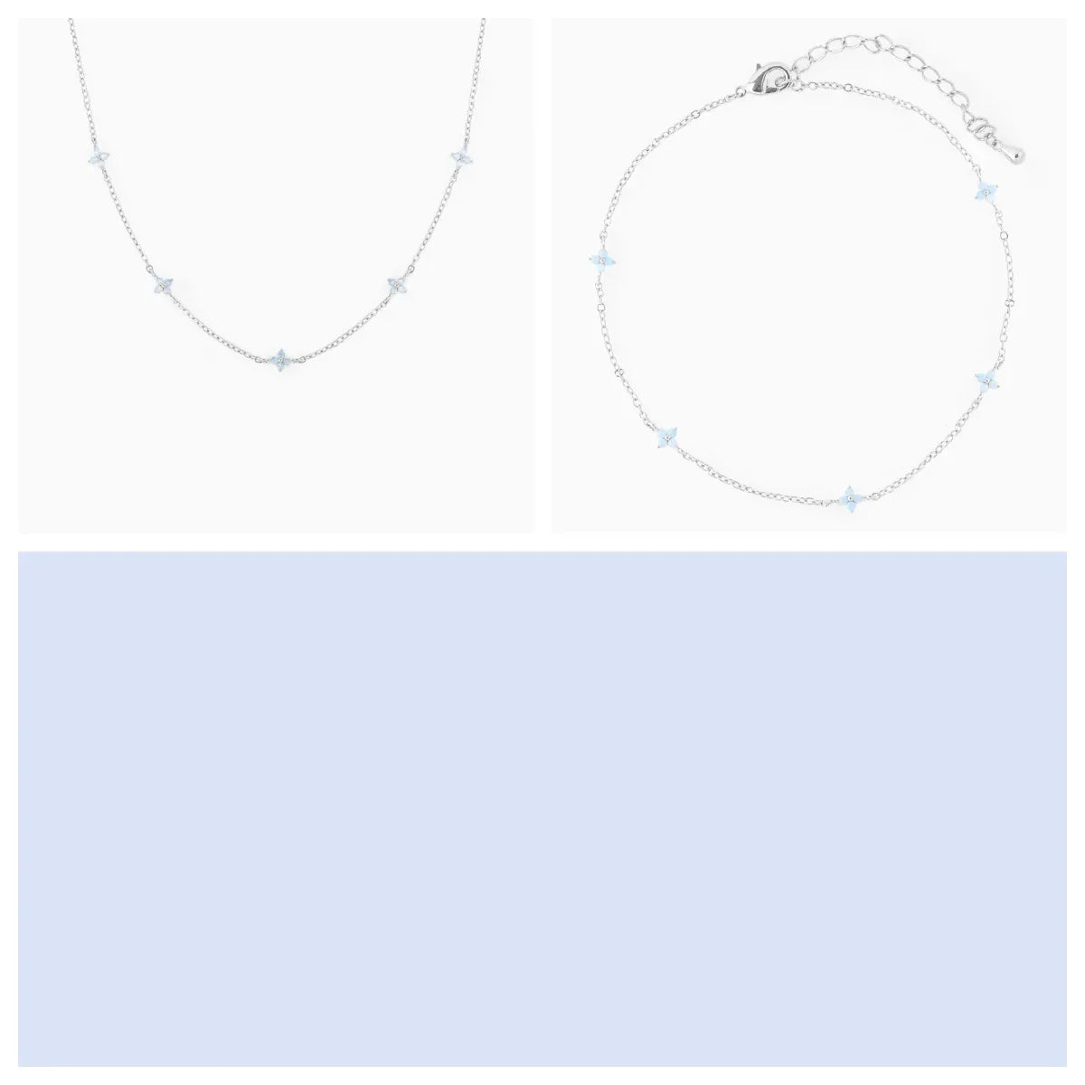blue-flower-necklace - Viexta