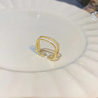 Double Layer Zircon Ring - Viexta