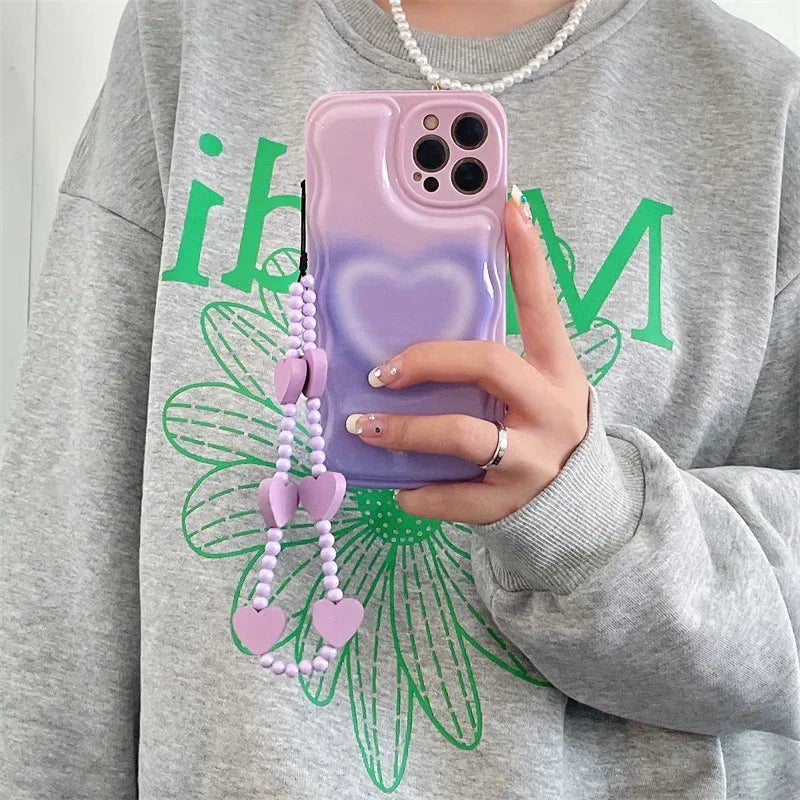 fog-overlapping-love-iphone-case-with-bracelet - Viexta