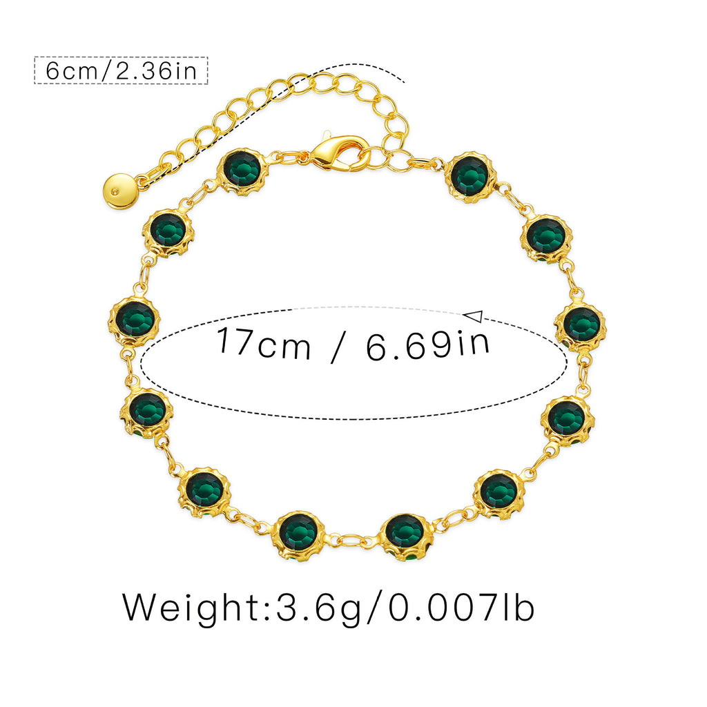 Retro-style18K Gold French Bracelet