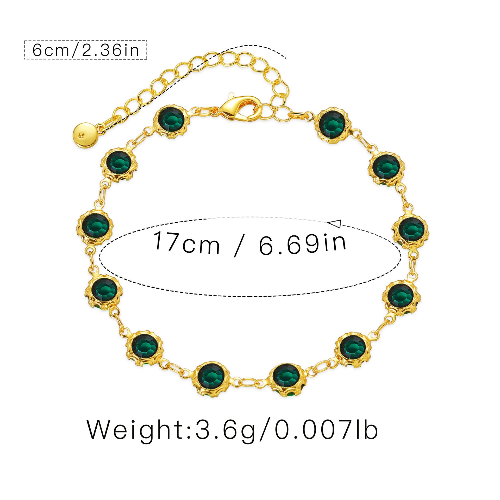 Retro-style18K Gold French Bracelet