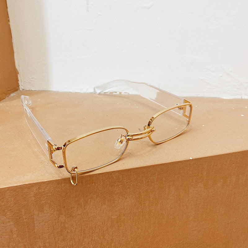 Rectangle Women Luxury Sunglasses