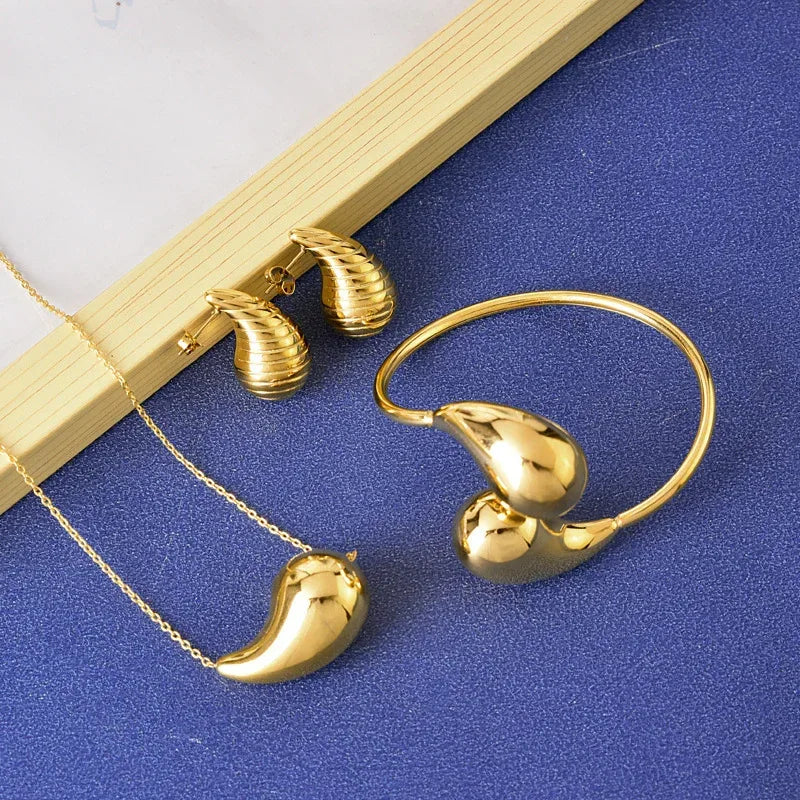 18k Water Drop Vintage Bracelet - Viexta