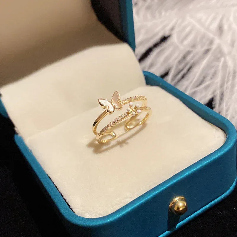 Double Layer Zircon Ring - Viexta