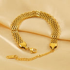 Stainless Steel Braided Bracelet For Men And Women