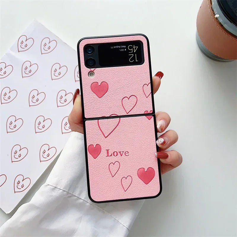 galaxy-z-flip3-love-phone-case-ultra-thin-anti-drop - Viexta