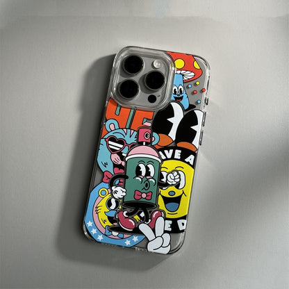 Cartoon Transparent iPhone Case