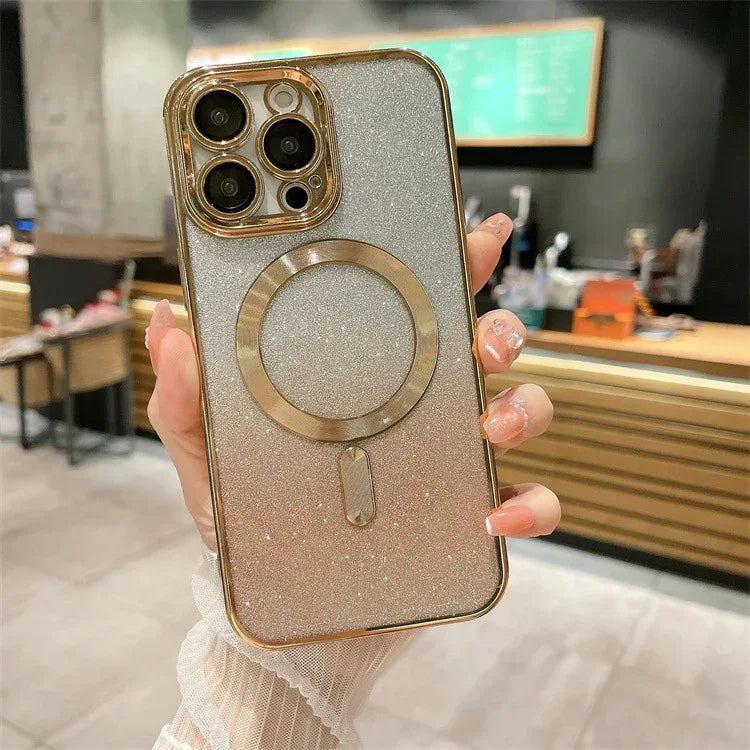 Magnetic Electroplating Soft Shell iPhone Case - Viexta