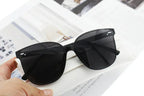 Large Framed Black Sunglasses - Viexta