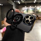 Frosted Rotating Gyro Magnetic iPhone Case - Viexta