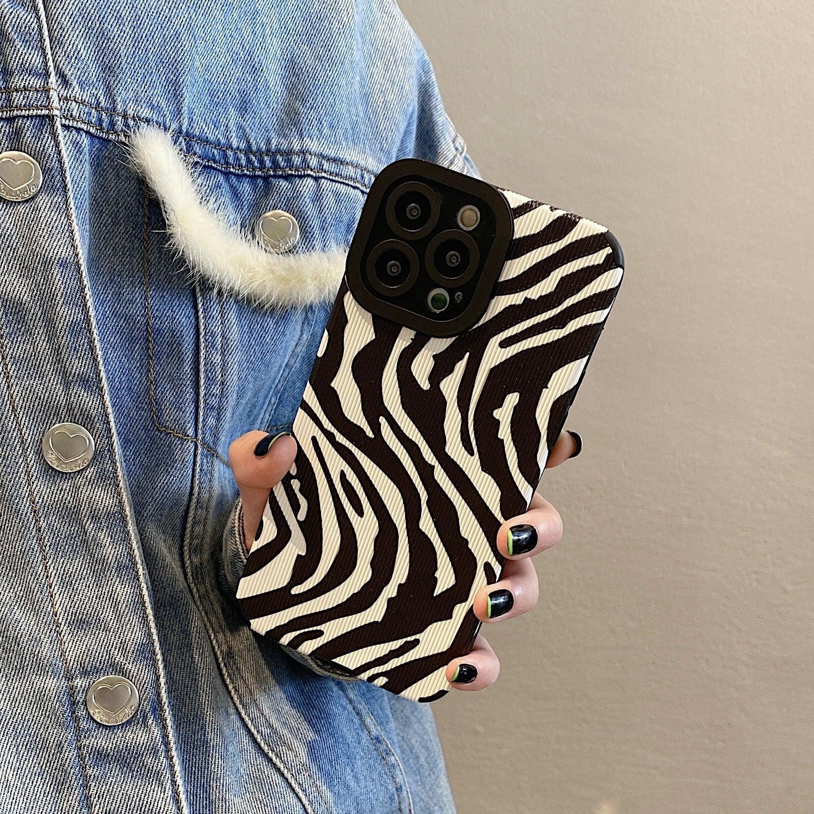 Creative Zebra Pattern Fashion iPhone Case - Viexta