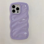 Big Wave Cream Pleated Drop-resistant iPhone Case - Viexta