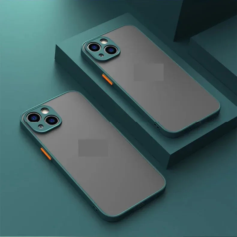 fine-hole-all-inclusive-frosted-contrast-iphone-case - Viexta