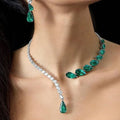 Luxury Emerald Drop Necklace - Viexta