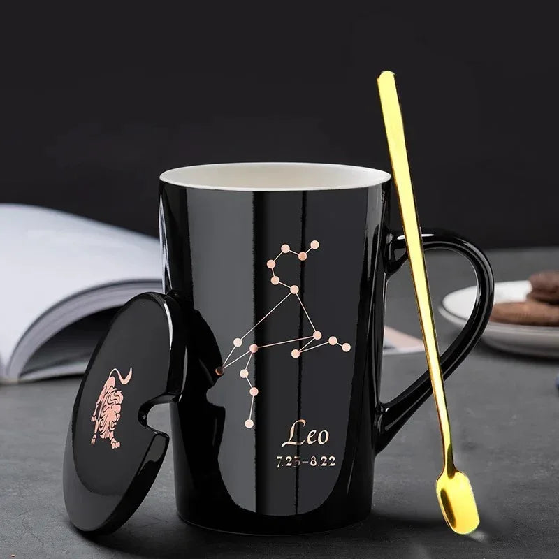 Twelve Constellation Ceramic Cup Set - Viexta