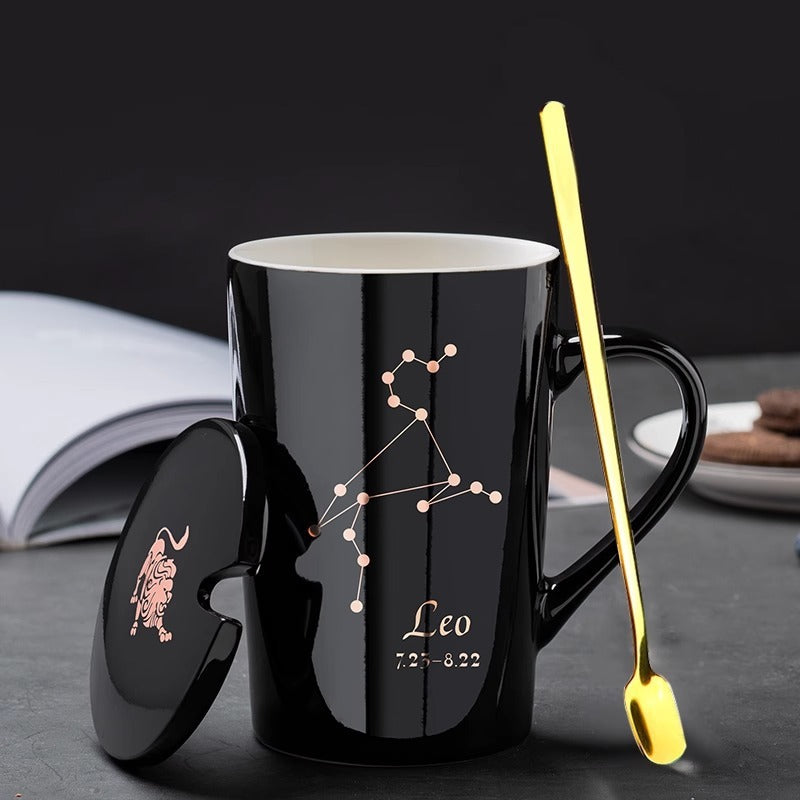 Twelve Constellation Ceramic Cup Set