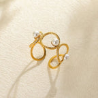 Stainless Steel Pearl Ring