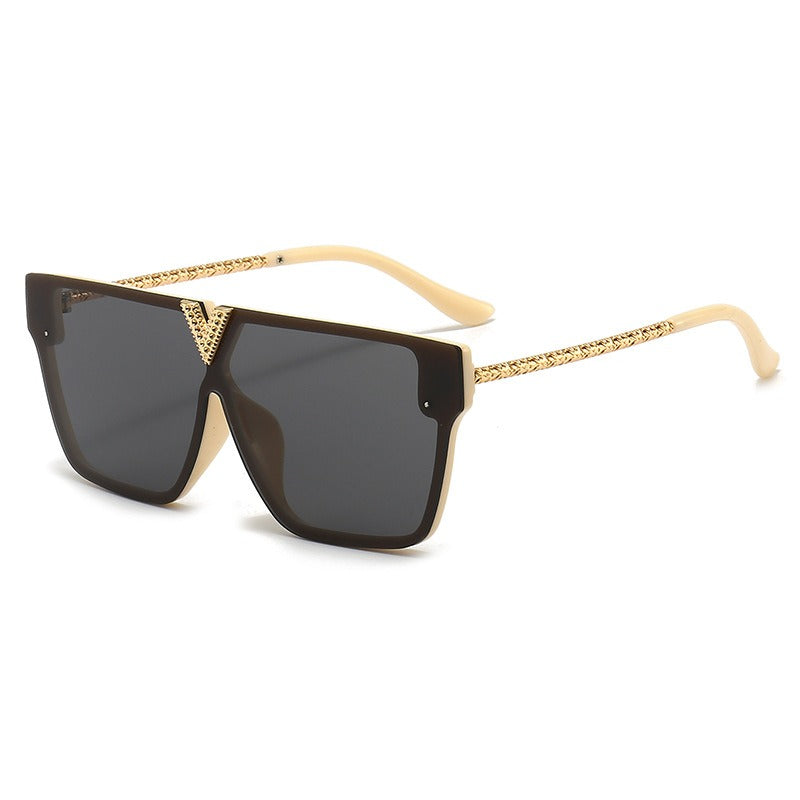 Korean Fashion Men's Sunglasses Metal Women's Trend Versatile Sunglasses Sunshade