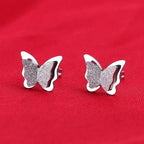 Microset Zircon Square Hoop Earrings - Viexta