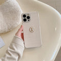 Woven High-grade Bear Flannelette iPhone Case - Viexta
