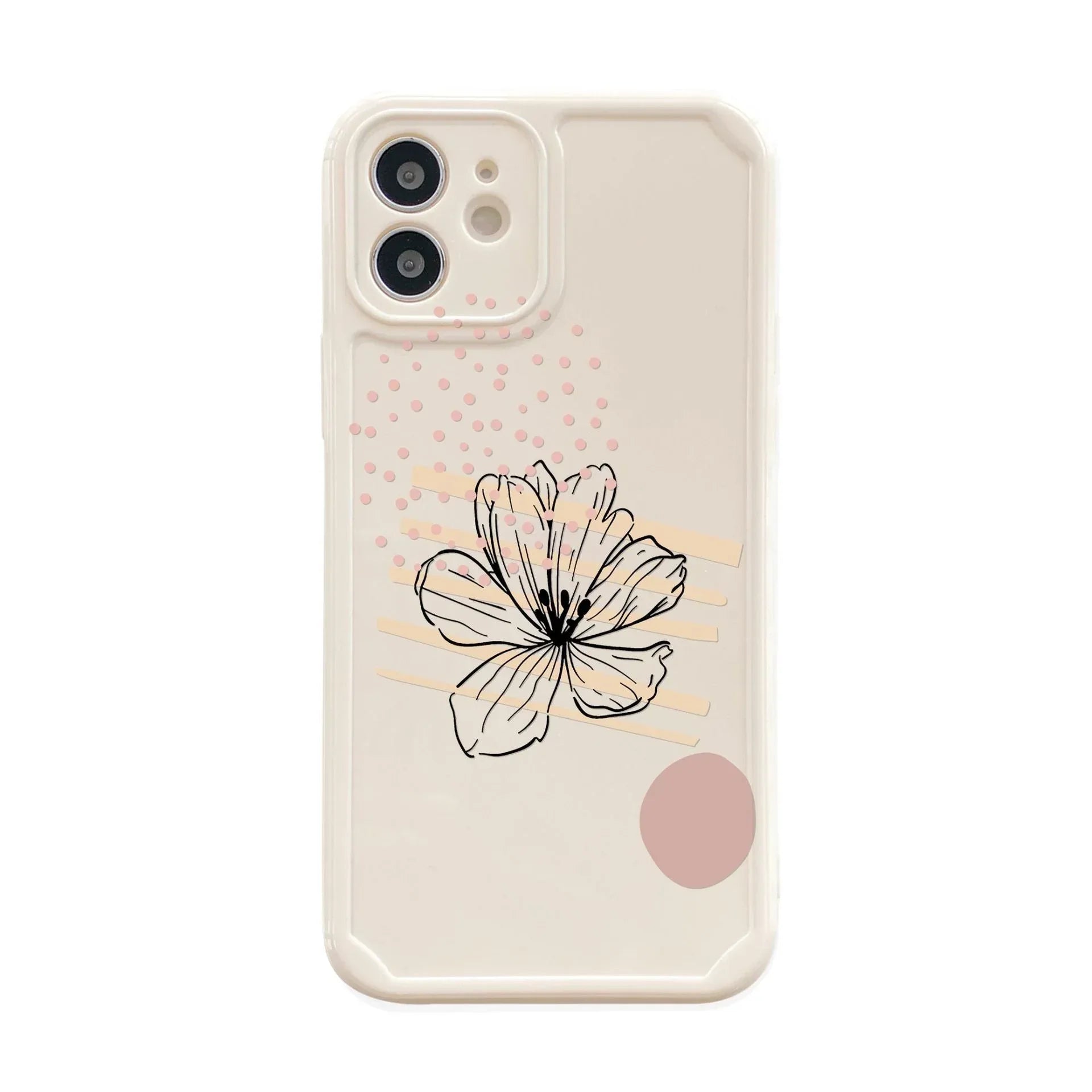 Abstract Flower Silicone iPhone case - Viexta