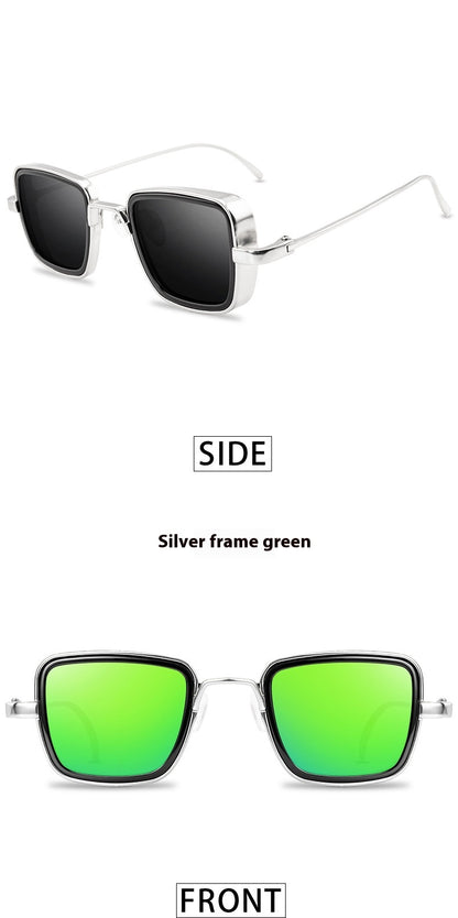 Retro Fat Edge Square Trendy Sunglasses