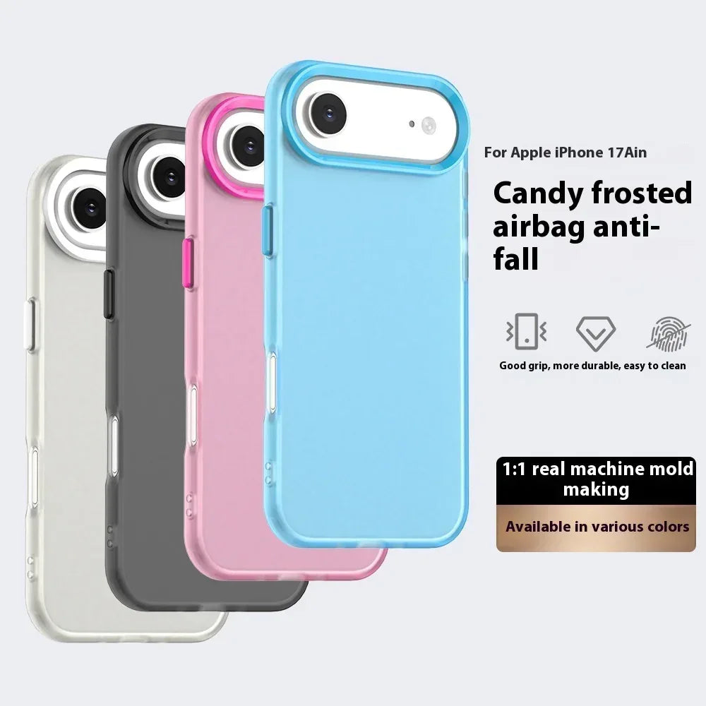Airbag Anti-fall Candy Frosted iPhone Case - Viexta